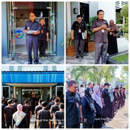 BPS Tegal Regency Holds Morning Pledge of ASN Neutrality in 2024 Election