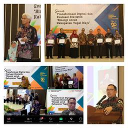 Tegal Regency Holds Sectoral Statistics Evaluation and National Statistics Day Seminar