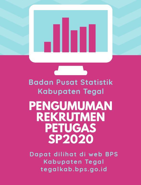 Pengumuman Hasil Seleksi Penerimaan Petugas SP2020 Kabupaten Tegal