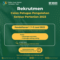 PENGUMUMAN: REKRUTMEN CALON PETUGAS PENGOLAHAN ST2023