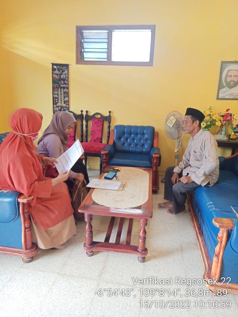 Assistance in Initial Regsosek Data Collection by Koseka Talang