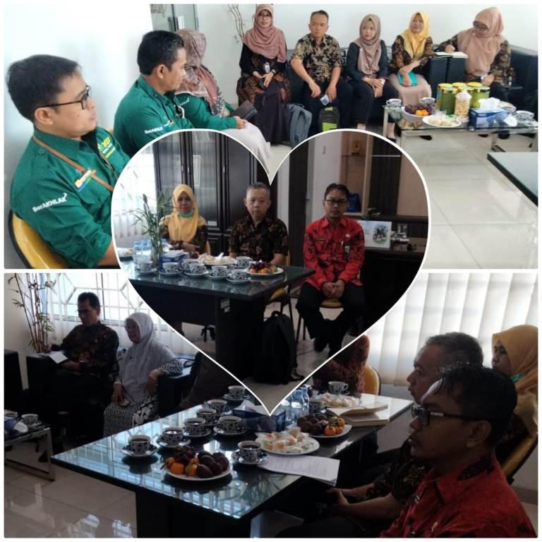 BPS Tegal Regency Shares Knowledge and Achievements with BPS Brebes Regency and BPS Semarang City