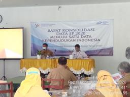 RAPAT KONSOLIDASI DATA SP 2020, Menuju Satu Data Kependudukan Indonesia