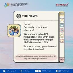 Pengumuman Seleksi Wawancara Calon Mitra BPS 2024