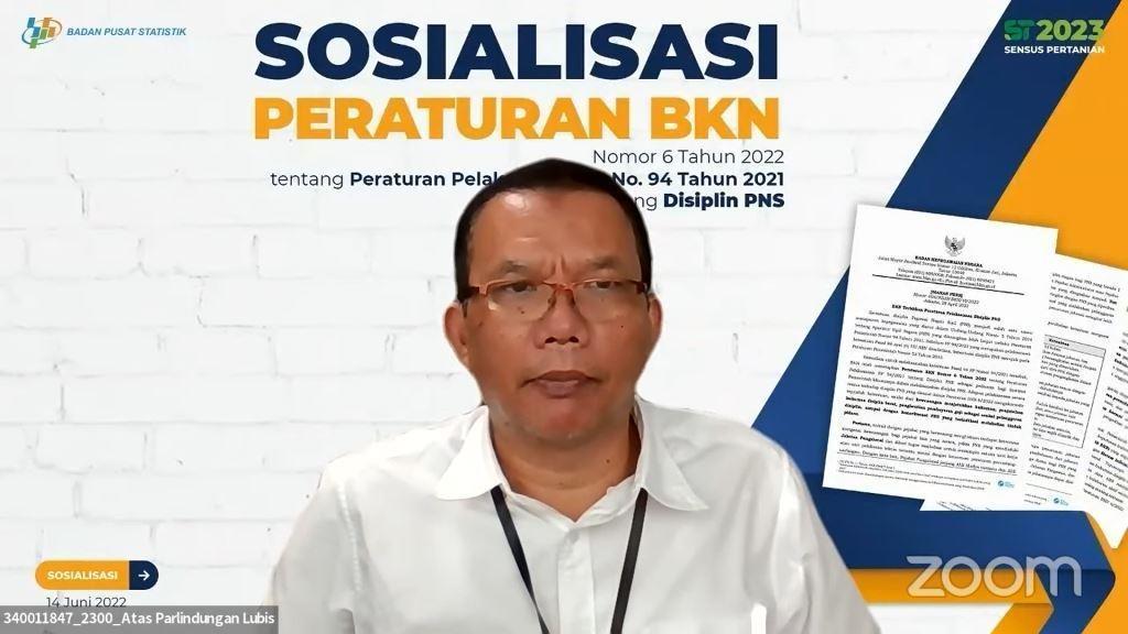 BPS selenggarakan Sosialisasi Peraturan BKN agar terhindar dari “Penyakit Kudis” (Kurang Disiplin)