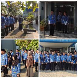 BPS Tegal Regency Holds Ceremony to Commemorate 95th Youth Pledge Day