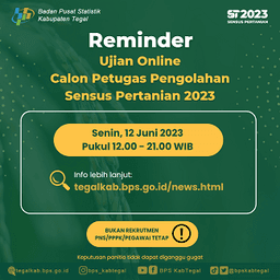 Ujian Online Rekrutmen Calon Petugas Pengolahan ST2023