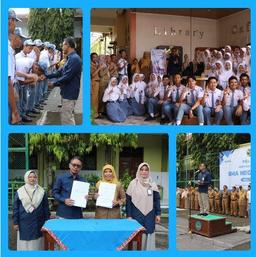 Pojok Literasi Statistik BPS Go To School di SMA N 1 Slawi