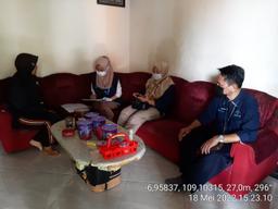 Supervision of the Head of BPS Tegal Regency to Dukuhwaru District